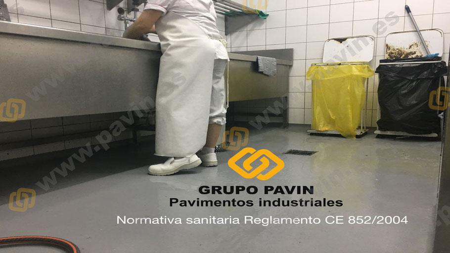 Suelos y pavimentos industriales  de resinas en Barcelona que cumplen la normativa sanitaria Reglamento CE 852/2004